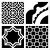 Schablone Marrakesh Tiles 6" x 6"