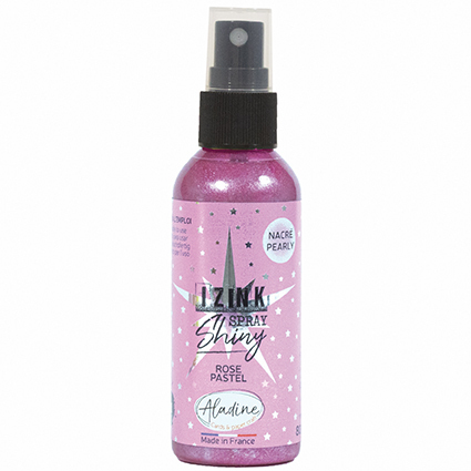 Aladine IZINK Spray Shiny - Pastel Pink