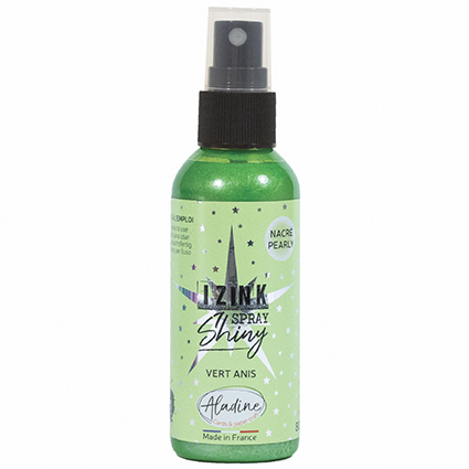 Aladine IZINK Spray Shiny - Lime Green