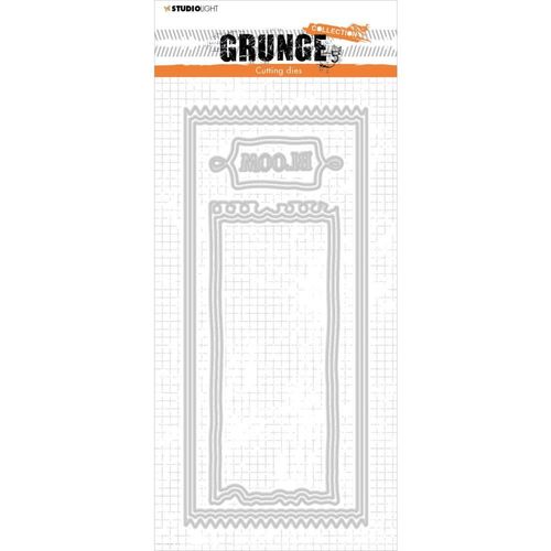 Stanzschablone Grunge Collection Slimline Nr. 199 - Card Shapes Ticket