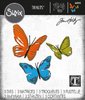 Sizzix Thinlits - Tim Holtz Brushstroke Butterflies
