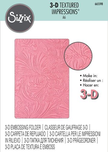 Sizzix 3D Textured Impressions - Abstract Flowers