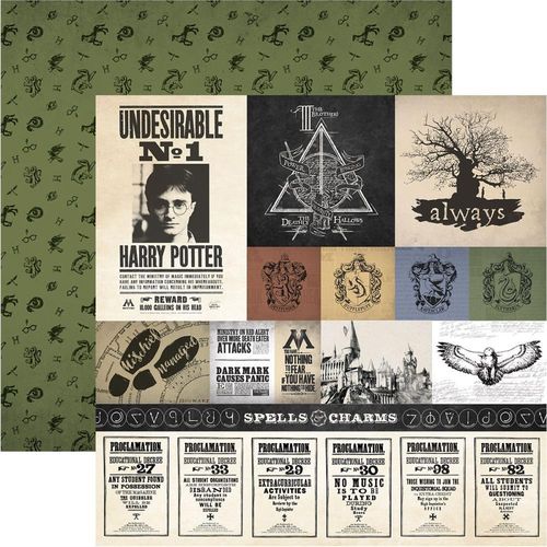 Papier Harry Potter - Parchment Tags