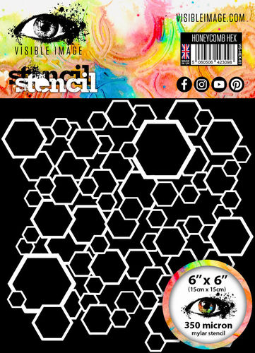 Schablone - Honeycomb Hex