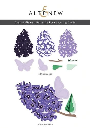 Stanzschablone Craft-A-Flower: Butterfly Bush