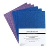 Spellbinders Glitter Foam Sheets 8.5"X11" - Peacock Feathers