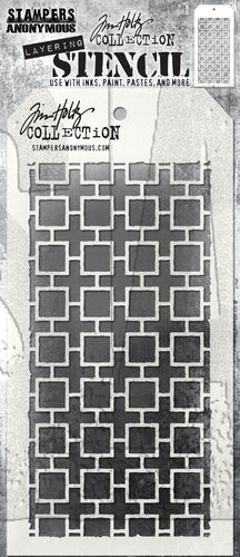Tim Holtz Layered Stencil - Linked Squares