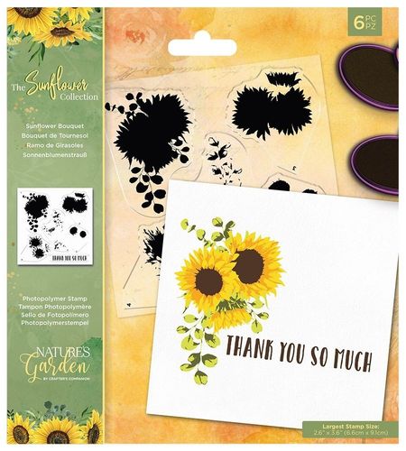 The Sunflower Collection - Clear Stamp Sunflower Bouquet