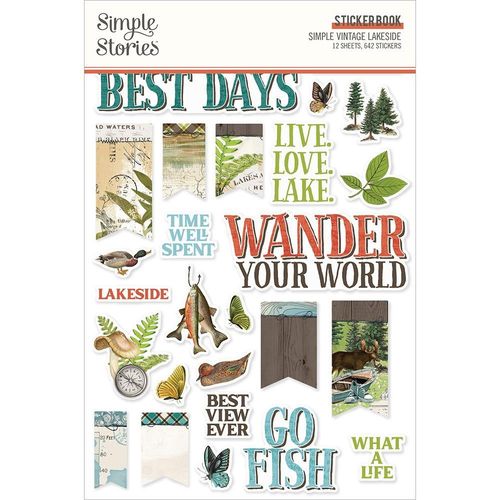 Simple Stories Sticker Book - Simple Vintage Lakeside