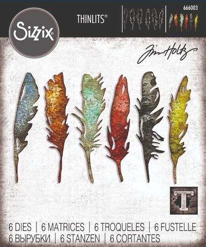 Sizzix Thinlits - Tim Holtz Feathery