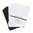 Spellbinders Glitter Foam Sheets 8.5"X11" - Black & White