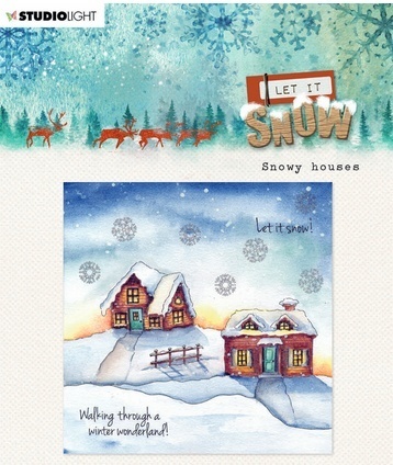 Studio Light Clear Let It Snow - Snowy Houses