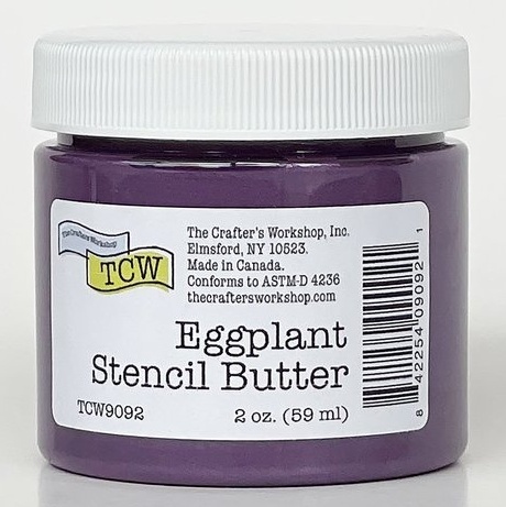 Crafter's Workshop Stencil Butter Eggplant