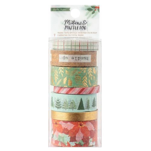 Crate Paper Mittens & Mistletoe Washi Tape (mit Folienakzenten)