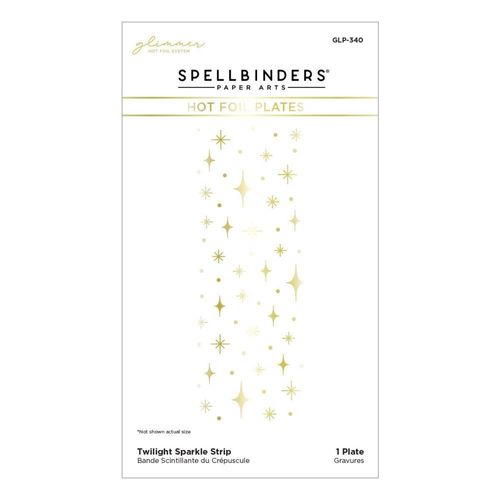 Spellbinders Glimmer Hot Foil Plate - Twilight Sparkle Strip