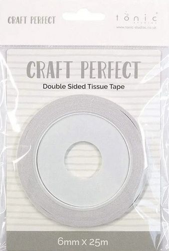 Tonic Craft Perfect Double Sided Tissue Tape White (6mmx25m)