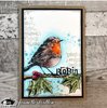 Clear - Christmas Robin