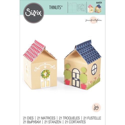 Sizzix Thinlits - Seasonal House Gift Box