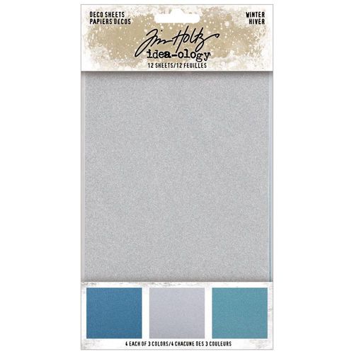 Tim Holtz - Idea-Ology Adhesive Deco Sheets Winter