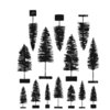 Bottlebrush Trees (Cling Set)