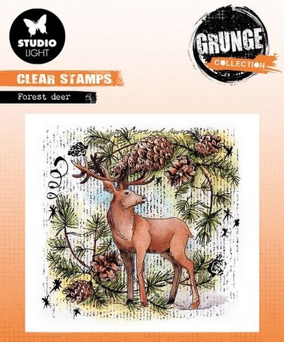 Studio Light Clear Forest Deer Grunge