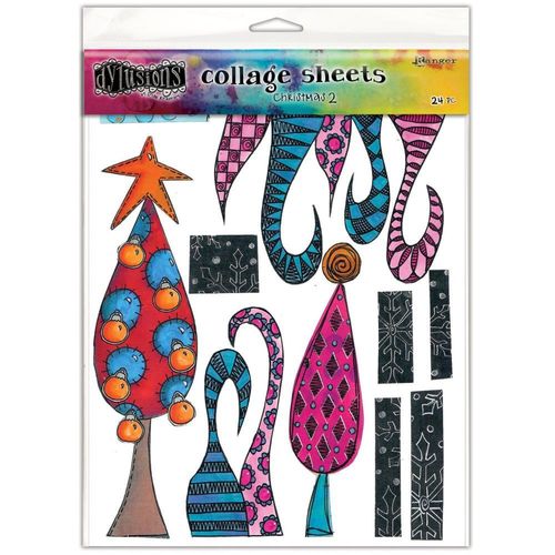 Dyan Reaveley's Dylusions Collage Sheets 8.5"X11" 24/Pkg