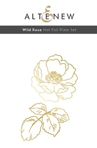 Wild Rose Hot Foil Plate Set