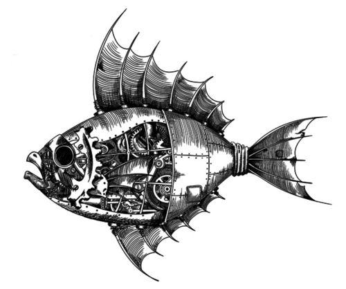 Cling - Andy Skinner Steampunk Fish