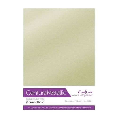 Centura Metallic Pearl A4 Pack Green Gold