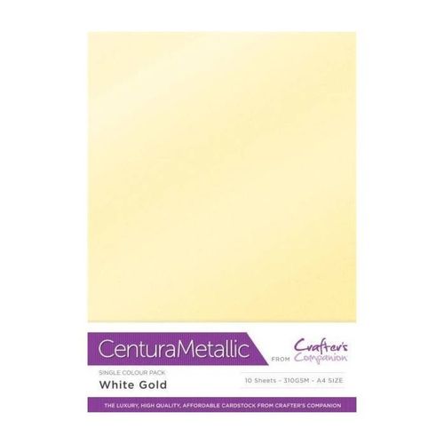 Centura Metallic Pearl A4 Pack White Gold