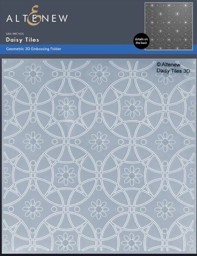 Prägeschablone Daisy Tiles 3D