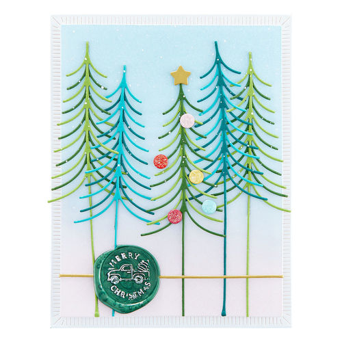 Spellbinders Stanzschablone - Sealed Christmas Tree Squiggle