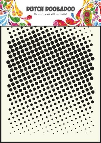 Schablone A5 - Faded Dots