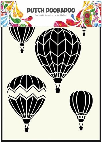 Schablone A5 - Air Balloons