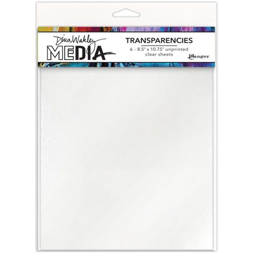 Dina Wakley Media Transparencies 8.5"X10.75"  - Clear