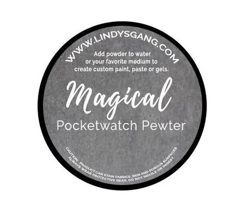Lindy's Stamp Gang Magicals - Pocketwatch Pewter