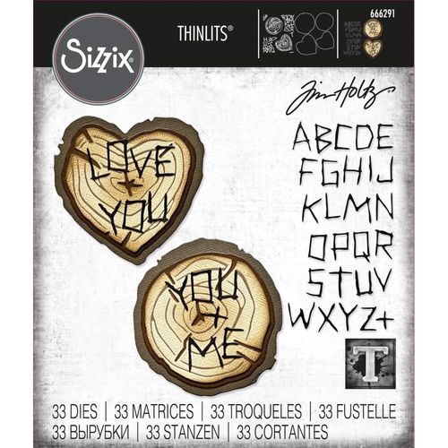 Sizzix Thinlits - Tim Holtz Wood Slice