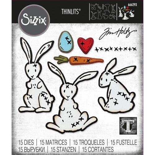 Sizzix Thinlits - Tim Holtz Bunny Stitch