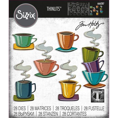 Sizzix Thinlits - Tim Holtz Papercut Café