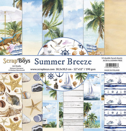 Summer Breeze Paper Pack 12"x12"