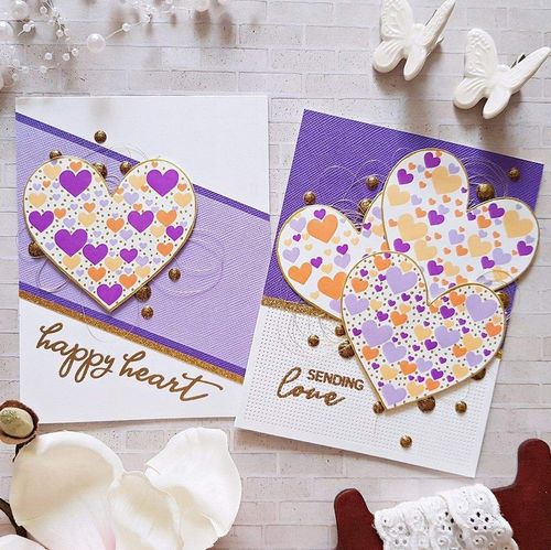 Clear Stamp & Die Bundle - All the Hearts