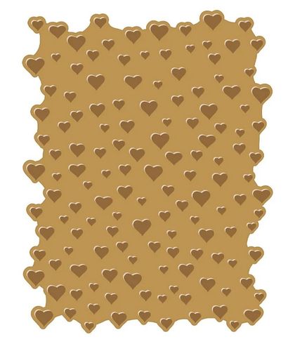 Hearts Hot Foil Plate