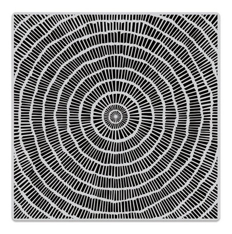 Cling - Circular Grid Bold Print