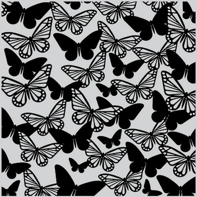 Cling - Fluttering Butterflies Bold Print