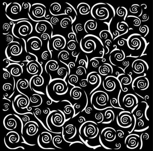 Schablone Klimt Spiral Pattern