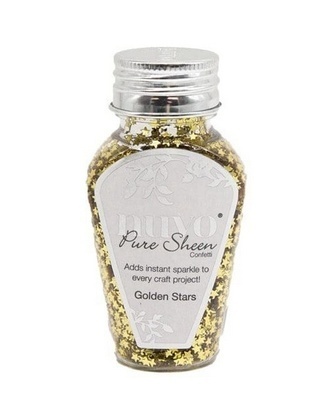 Nuvo Pure Sheen Confetti - Golden Stars
