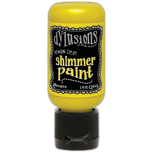 Dylusions Shimmer Paint - Lemon Zest