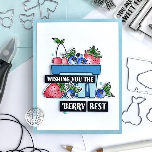 Berry Basket Clear Stamp & Die Combo