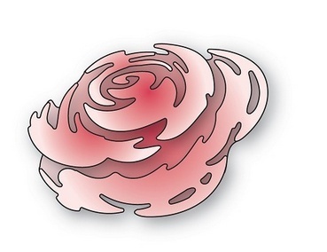 Stanzschablone Gentle Rose Watercolor Floral