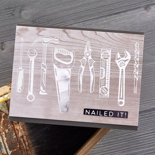 Spellbinders Glimmer Hot Foil Plate - Toolbox Essentials- Nailed It!
